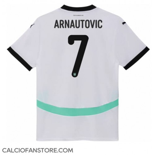 Maglia Calcio Austria Marko Arnautovic #7 Seconda Divisa Europei 2024 Manica Corta